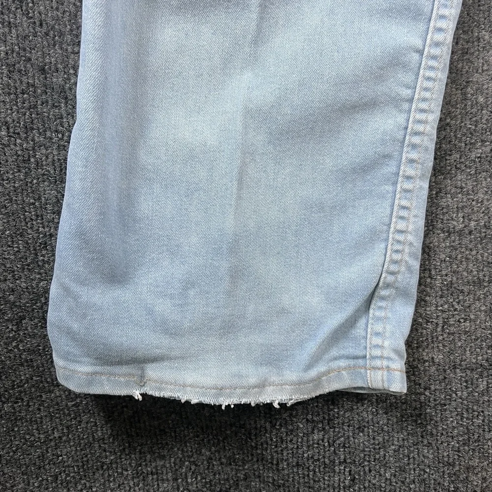 Vintage Levi's Action Jeans 42x30 (40x27)Light Wash USA Made Brown Tab 90s Denim